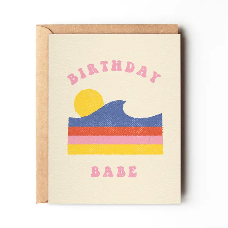 Birthday Babe Greeting Card