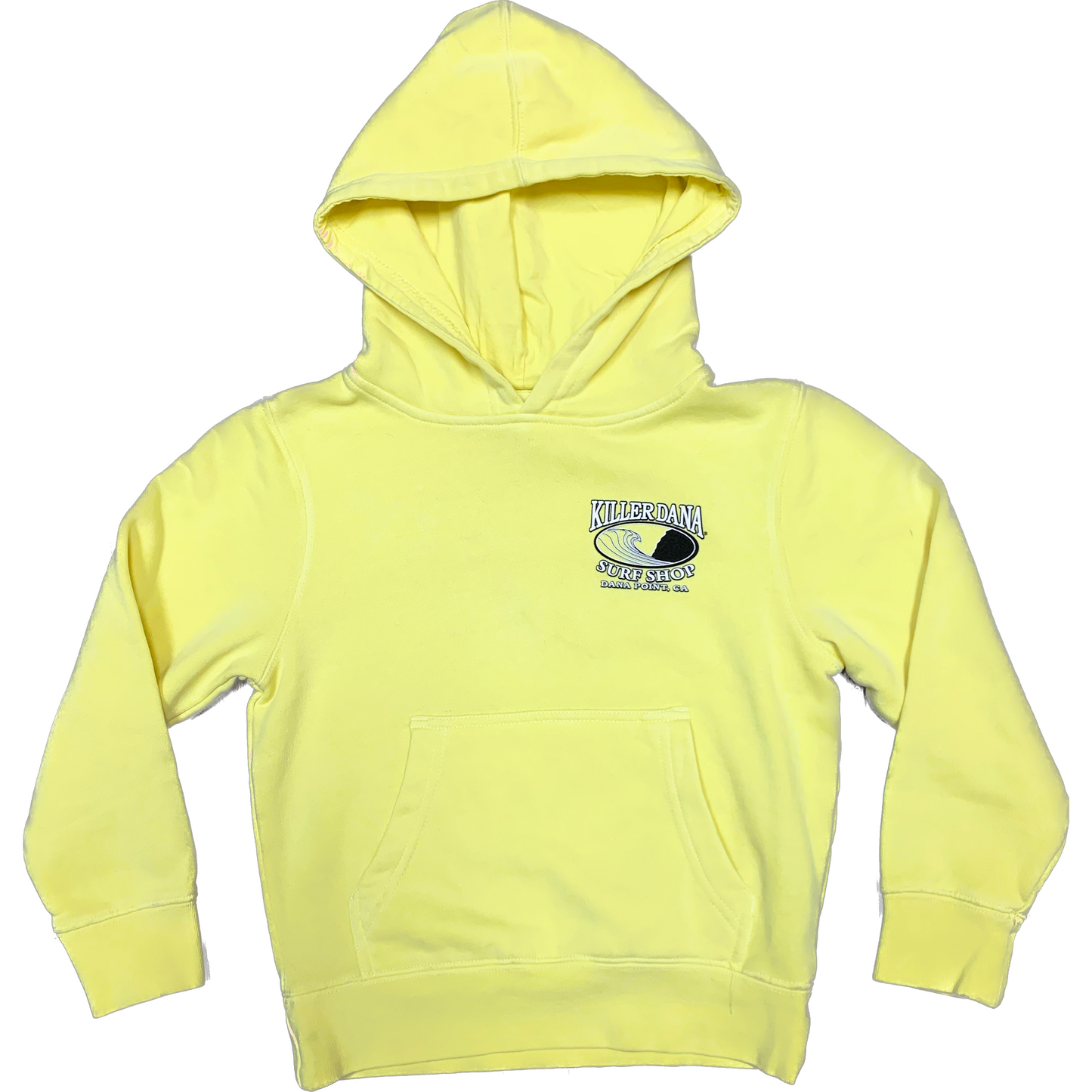 Youth Wave Logo Fleece Hoodie Yellow