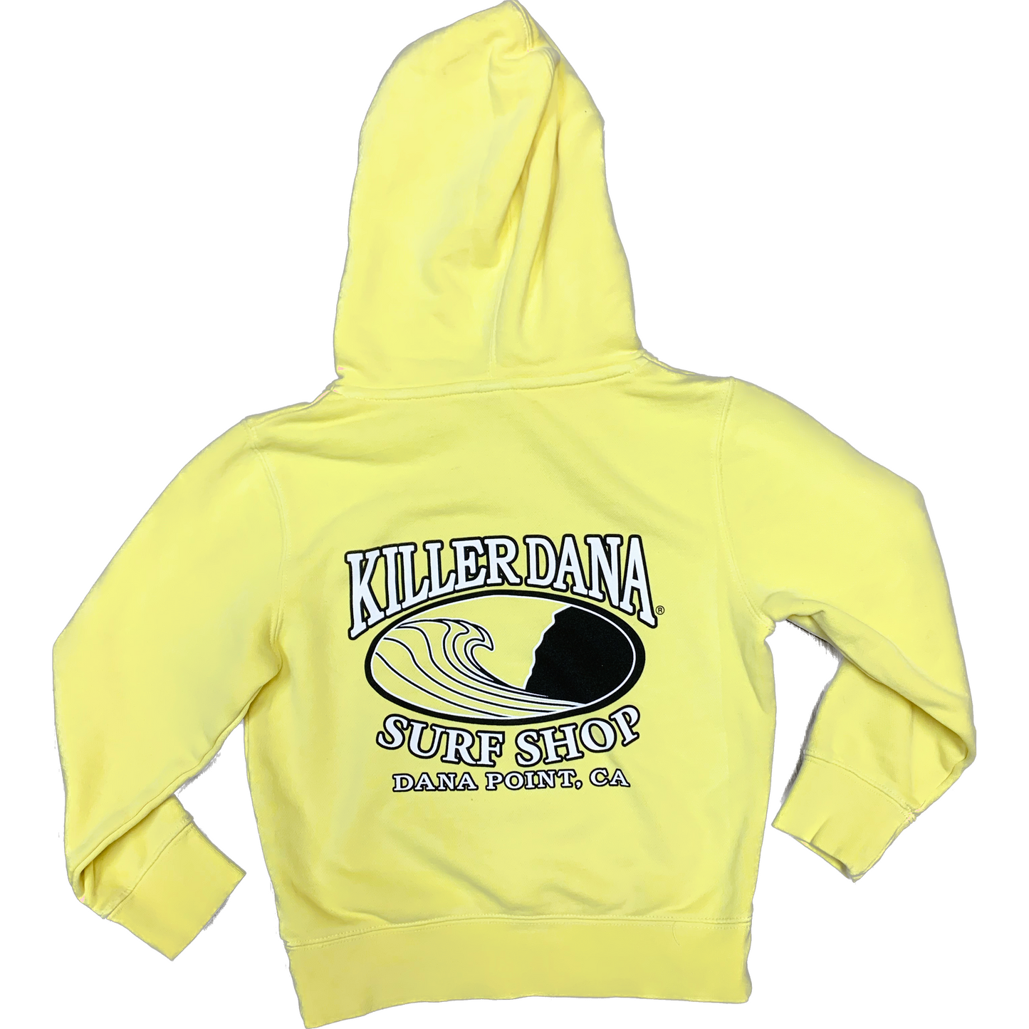 Youth Wave Logo Fleece Hoodie Yellow