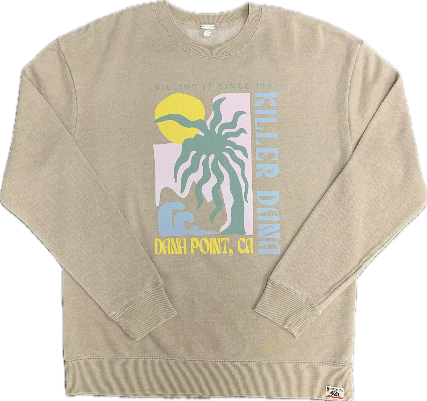 Killer Dana Grainy Weathered Crew - Gravel