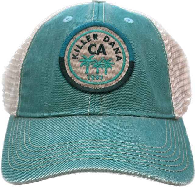 Killer Dana Women's OFW Patch Trucker Hat Aqua Blue
