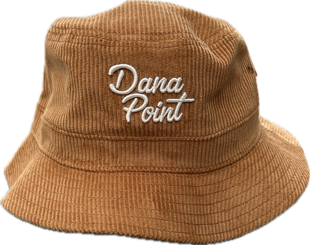 Dana Point Wide Wale Corduroy Bucket Hat Bronze