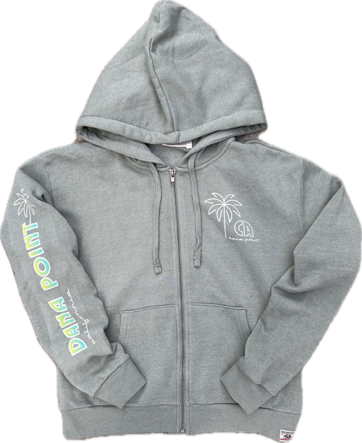 Dana Point Boardwalk Zip Fleece Hoody - Pea