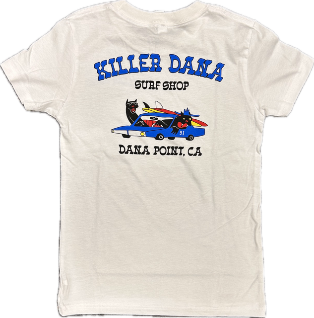 Killer Cats Youth S/S Tee White