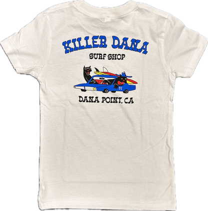Killer Cats Youth S/S Tee White