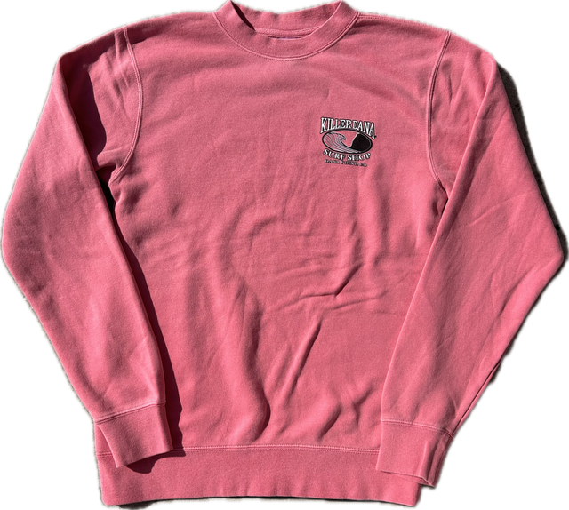 Wave Logo Crew Neck Pink