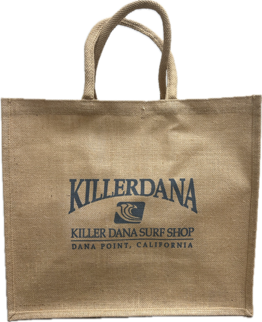 Killer Dana Jute Beach Bag Tote