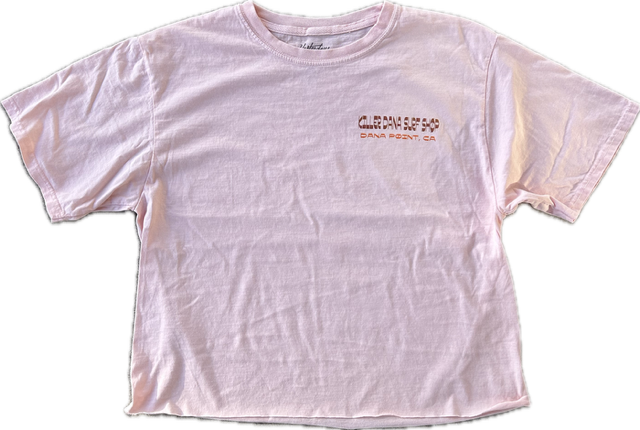 Sublaki Butterfly Crop SS Tee - Pink