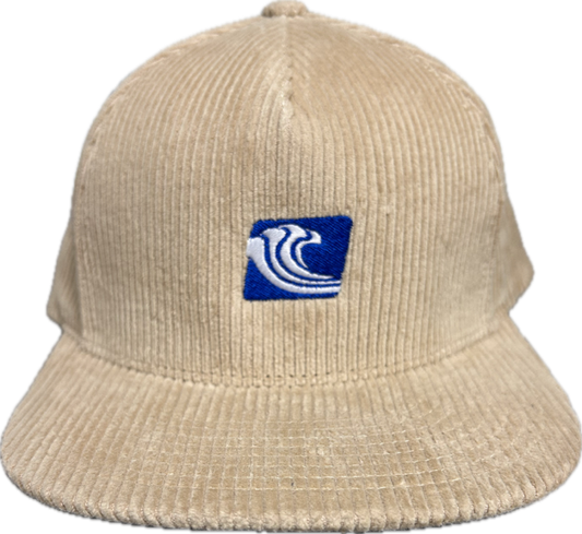 KD Wave Logo Corduroy Hat - Sand