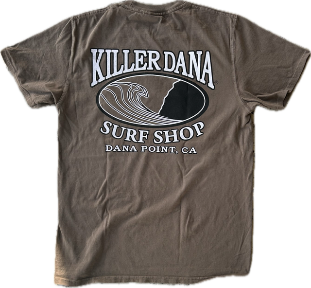 Wave Logo SS Tee Mushroom