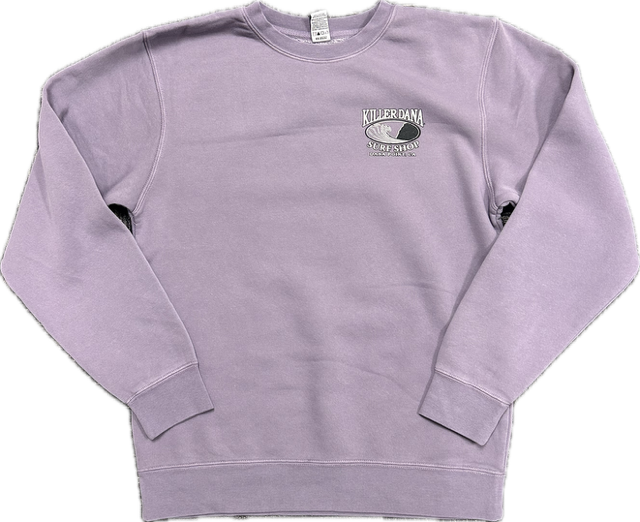 Wave Logo Crew Neck Plum