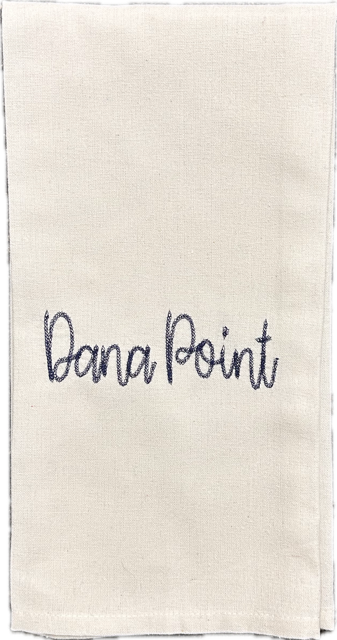 Dana Point Guest Towel -White