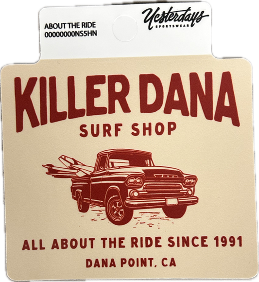KD The Ride Sticker