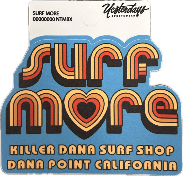 KD Surf More Sticker