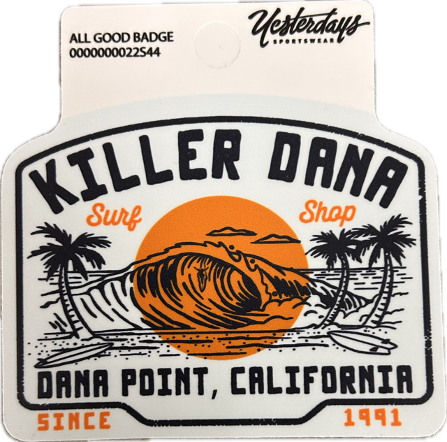 KD All Good Badge Sticker