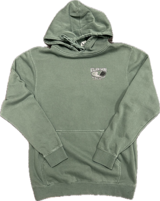 Wave Logo Pullover Hoodie Green