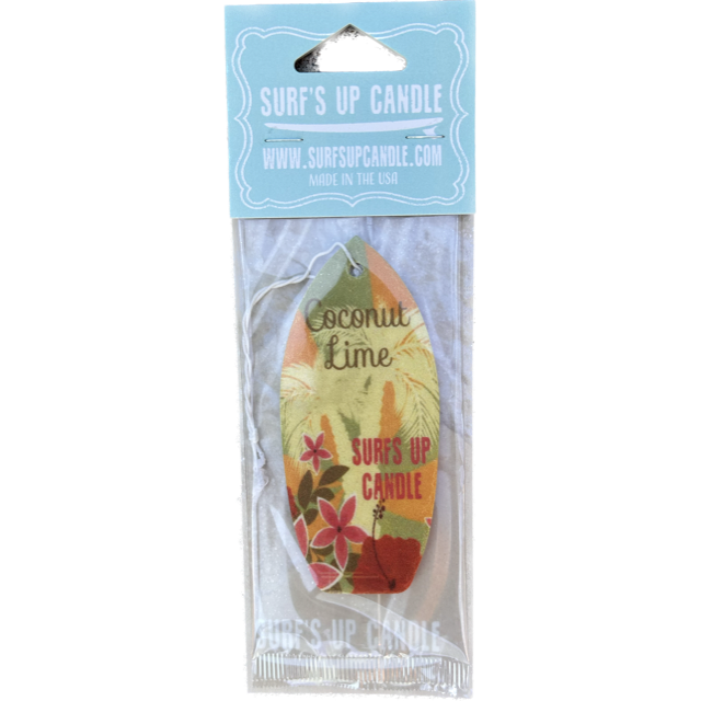 Surf's Up Vintage Coconut Lime Air Freshener