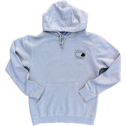 Wave Logo Pullover Hoodie Ivory