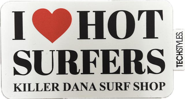KD Hot Surfers Sticker
