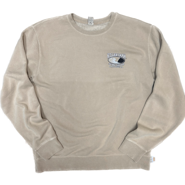 Wave Logo Crew Neck Sand