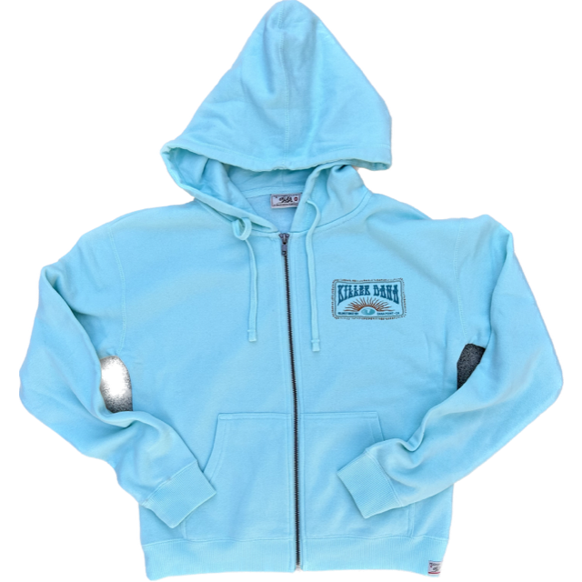 The Boardwalk Zip Fleece Hoody - Artic