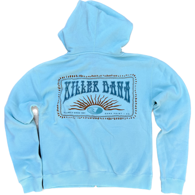 The Boardwalk Zip Fleece Hoody - Artic