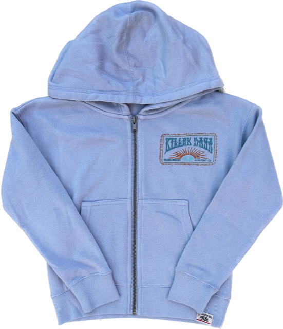 Youth Killing It Zip Hood Crystal Blue