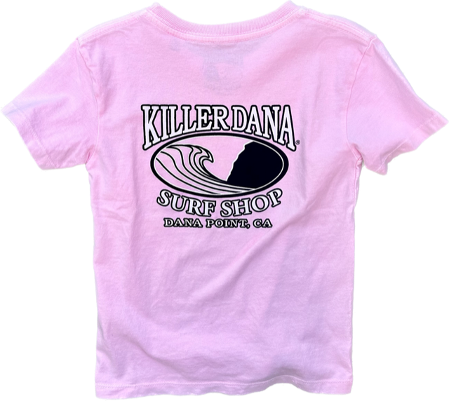 Toddler Wave Logo Tee Blush