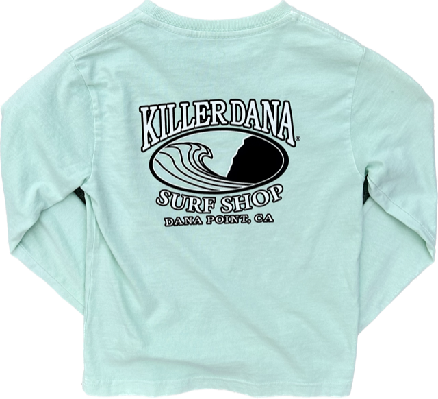 Youth Wave Logo L/S Tee Mint