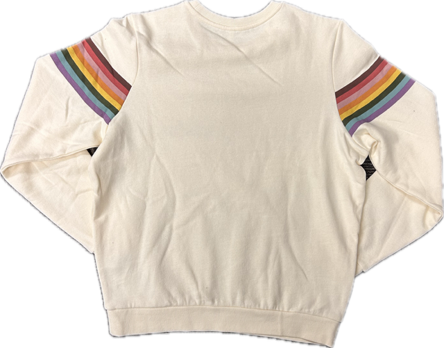 Chill Stripe Dana Point Fleece Crew - Oat