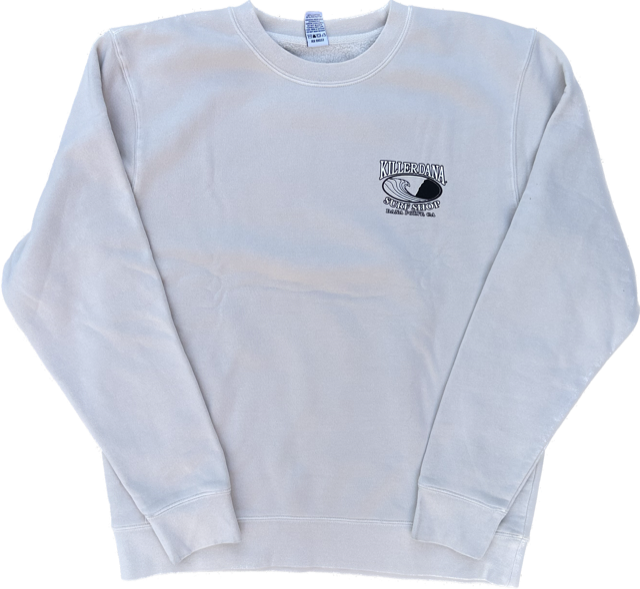 Wave Logo Crew Neck Ivory