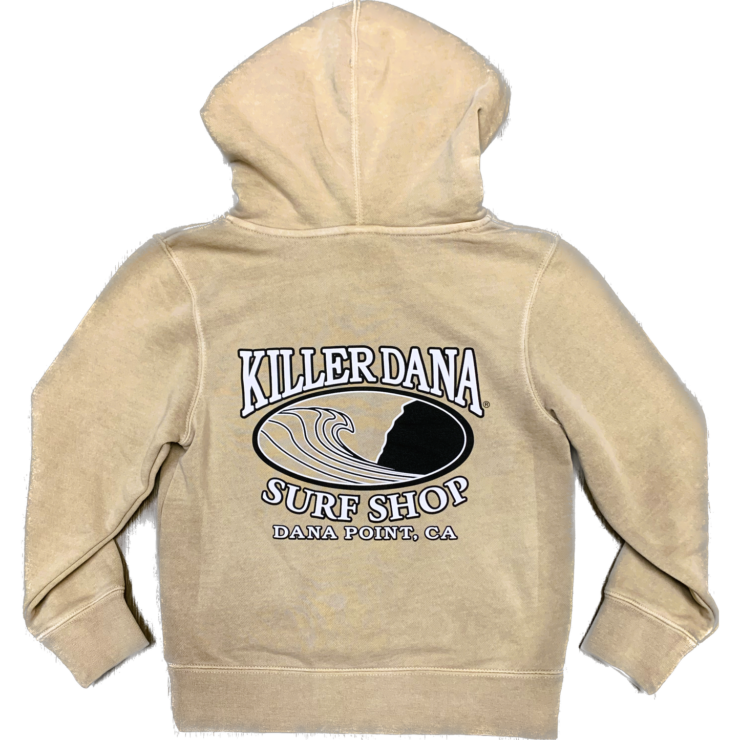 Youth Wave Logo Fleece Hoodie Sandstone