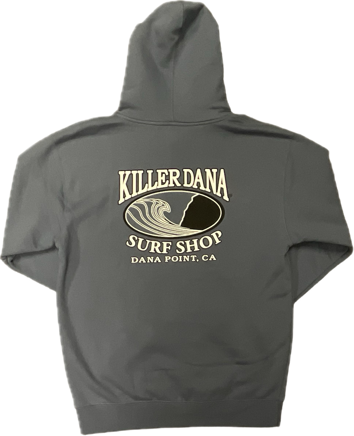 KD Wave Logo Zip Hoodie - Slate Blue