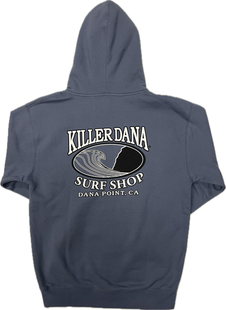 KD Wave Logo Zip Hoodie - Charcoal Heather