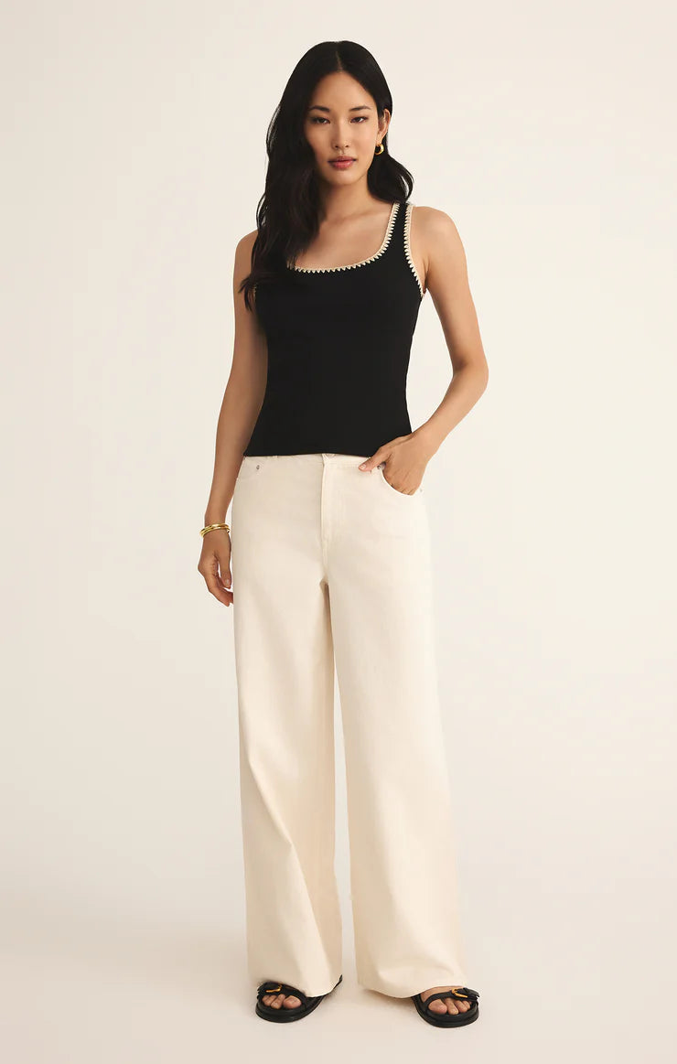 Z Supply Jaidynn Rib Tank - Black