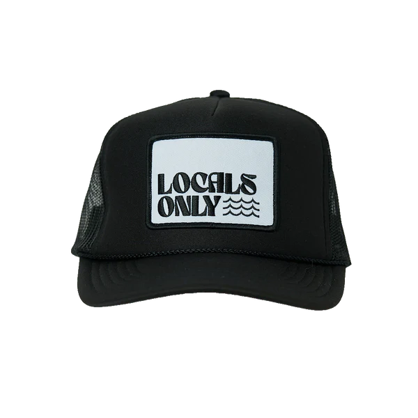 Local Beach Locals Only Trucker Hat Black