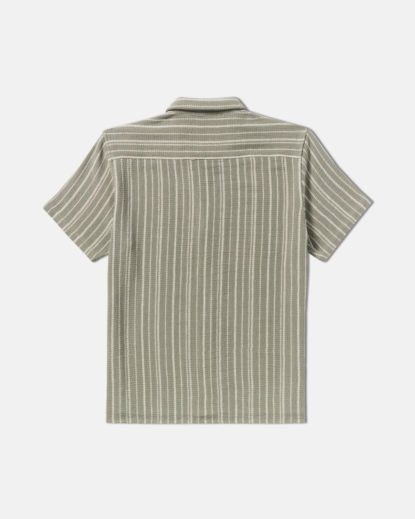 RVCA Vacancy Stripe SS Knit - Olive