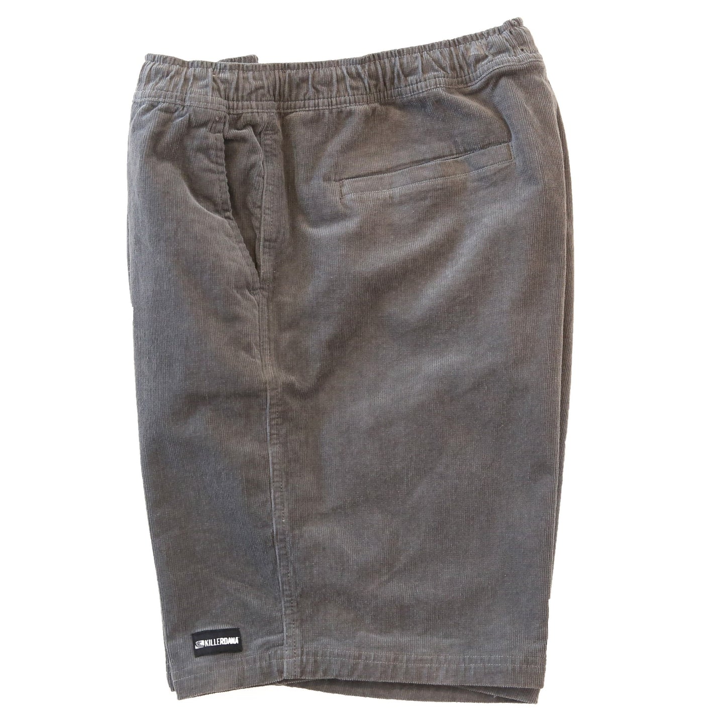 Killer Dana 15" Chords Gray Elastic Walking Shorts