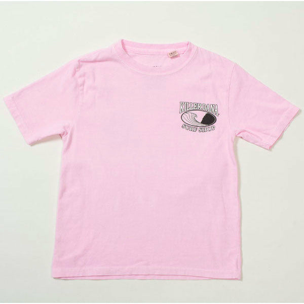 Youth Wave Logo Tee Pink