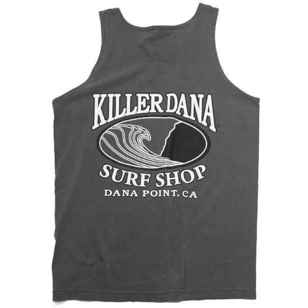 Wave Logo Tank Top- Slate