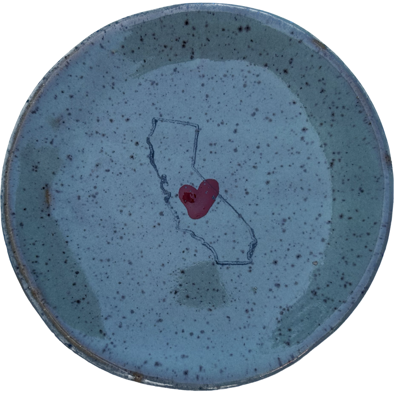 Mini Plate California with Heart