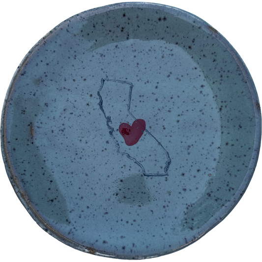 Mini Plate California with Heart