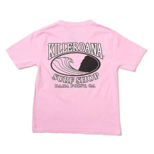 Youth Wave Logo Tee Pink
