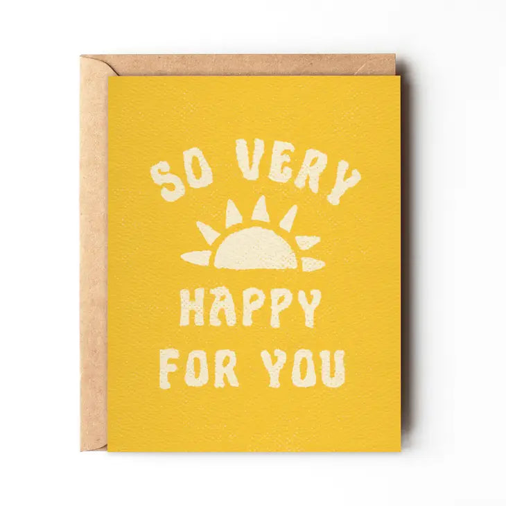 So Very Happy For You Greeting Card