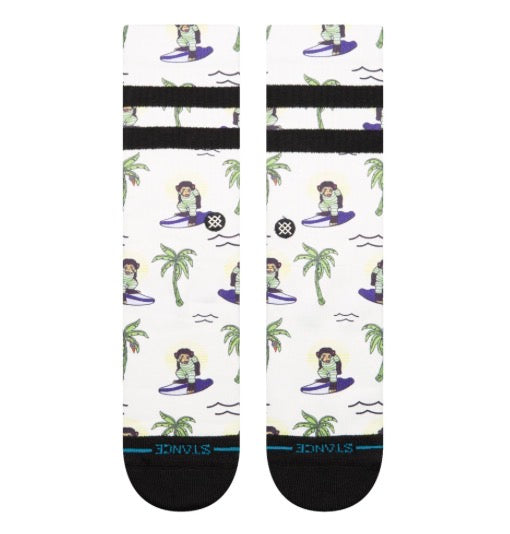 Stance Surfin Monkey Crew - WHT