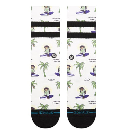 Stance Surfin Monkey Crew - WHT