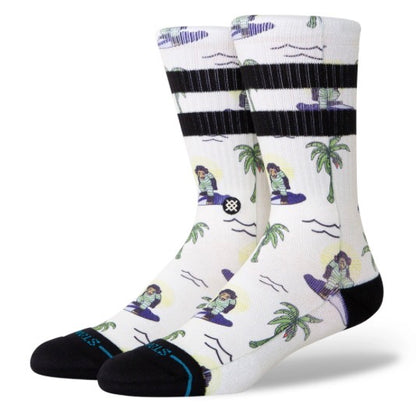 Stance Surfin Monkey Crew - WHT