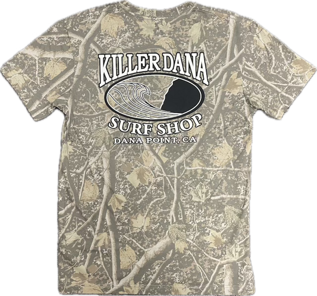 Wave Logo SS Tee - Duckwood Camo
