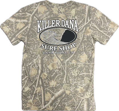 Wave Logo SS Tee - Duckwood Camo
