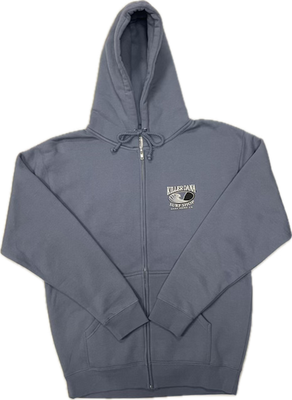 KD Wave Logo Zip Hoodie - Charcoal Heather